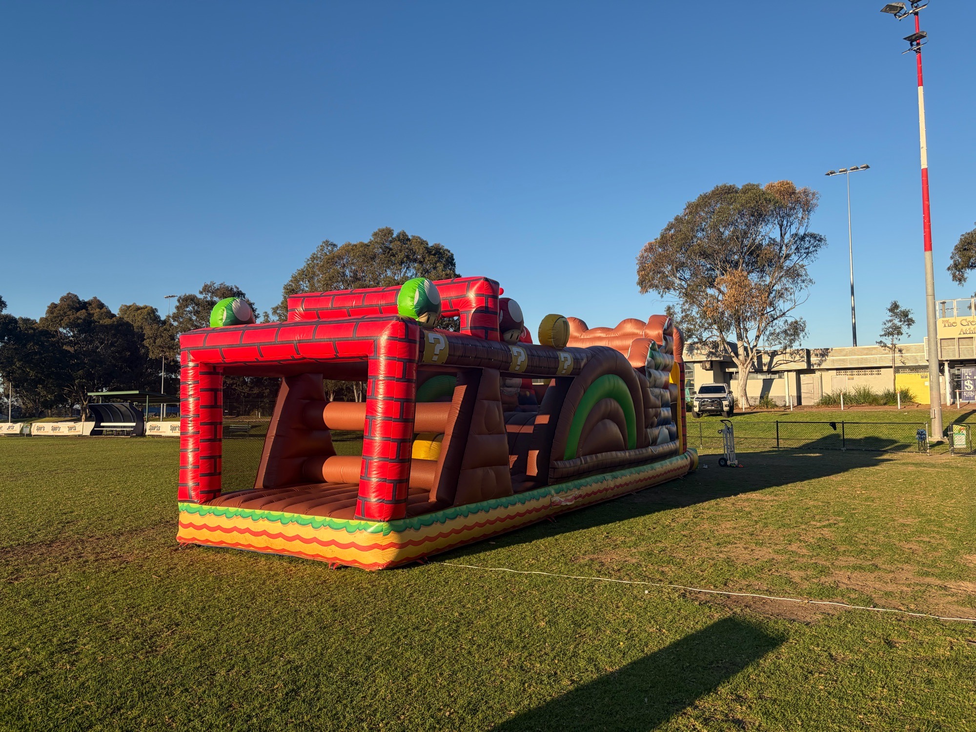 Super Mario obstacle course