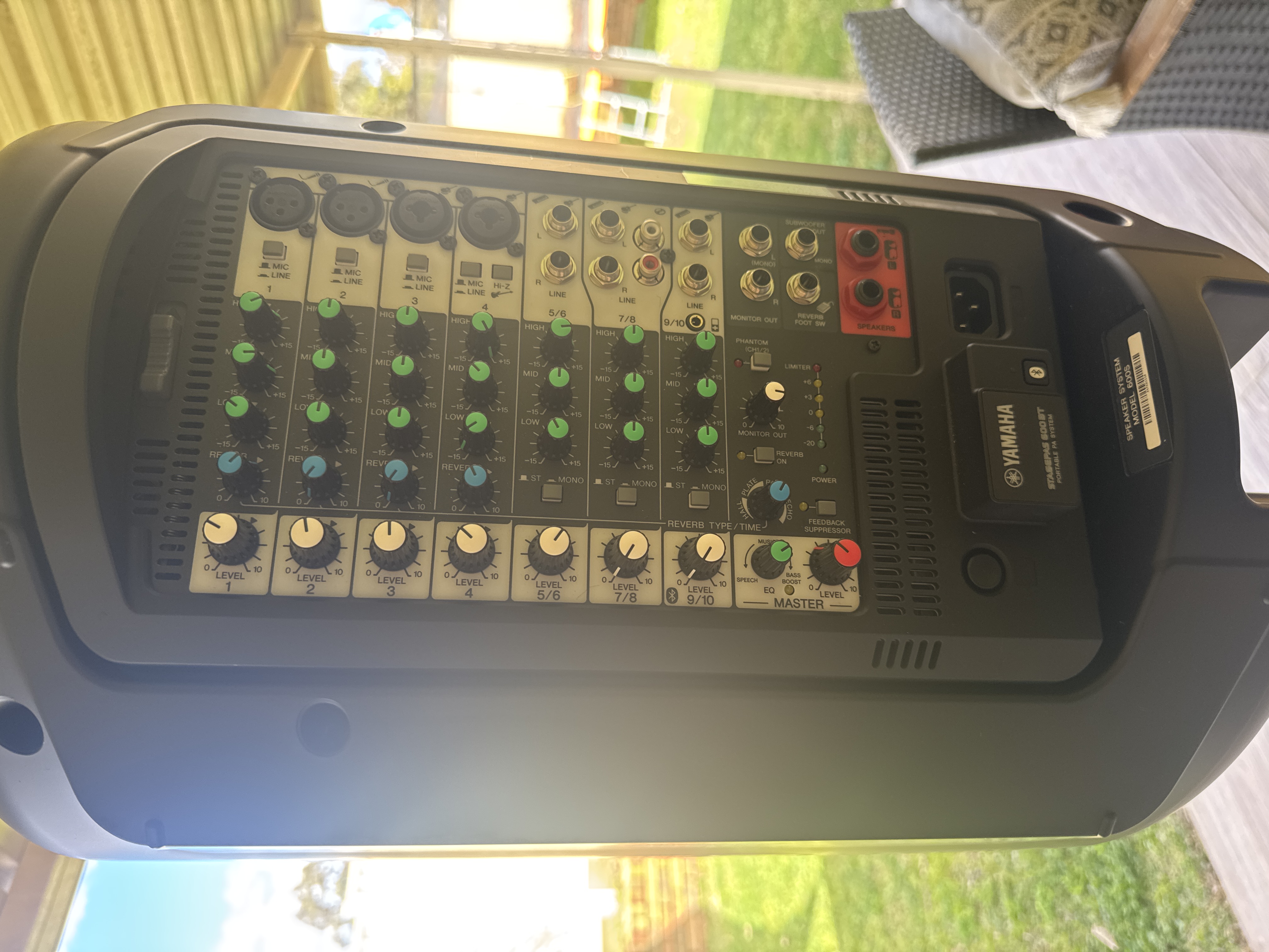 Yamaha STAGEPAS 600BT Portable PA System (680W, 10-channel powered mixer) — photo 1 of 3