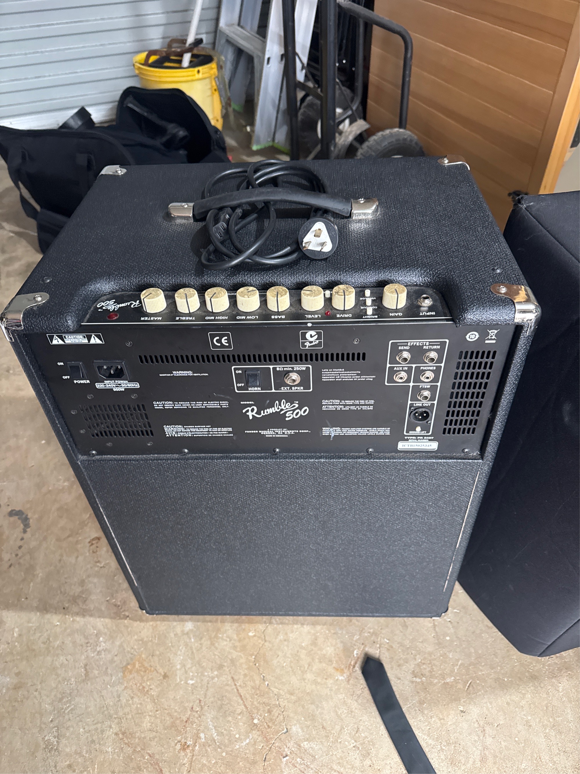 Fender Rumble 500 bass combo amp, 500W 2x10"