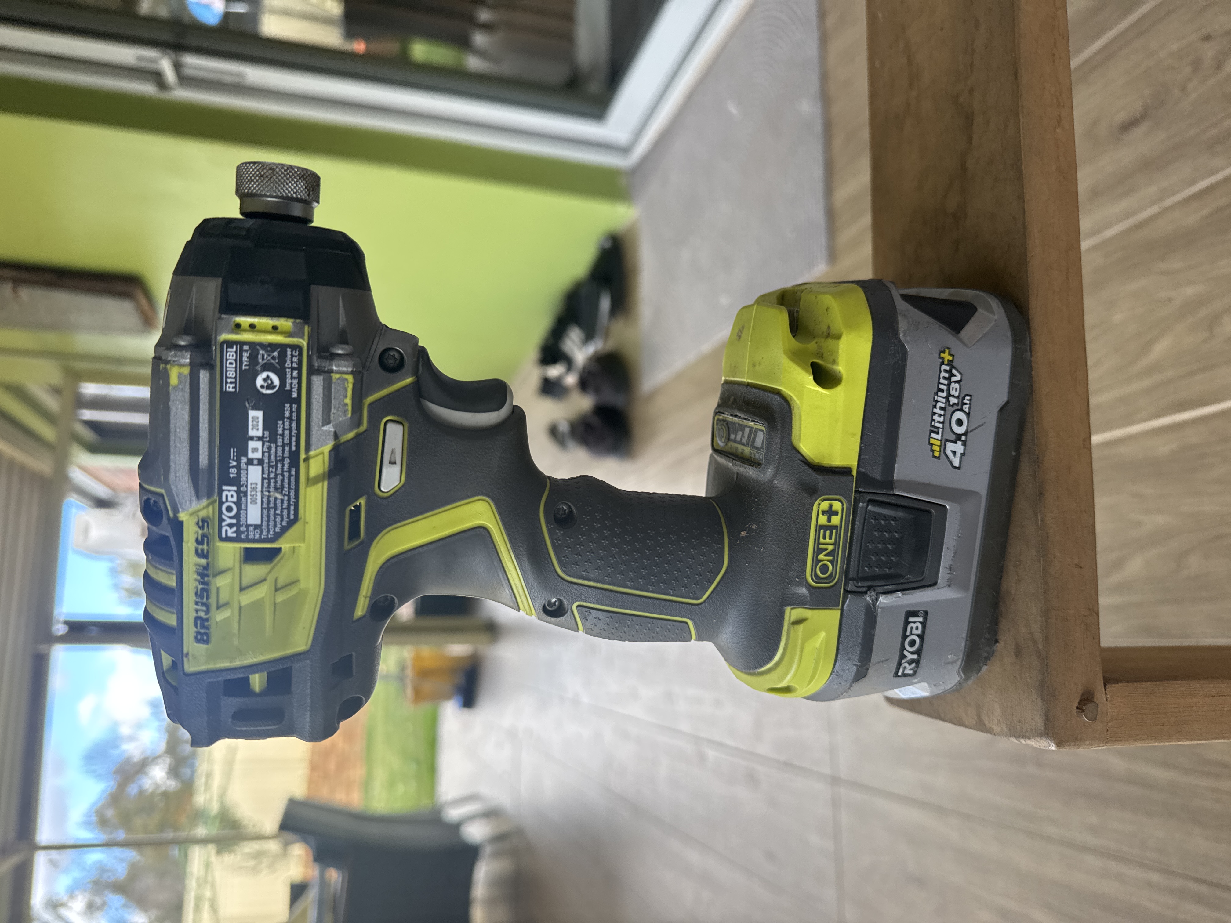 Ryobi R18IDBL 18V ONE+ Brushless Impact Driver with 4.0Ah Battery — photo 1 of 3