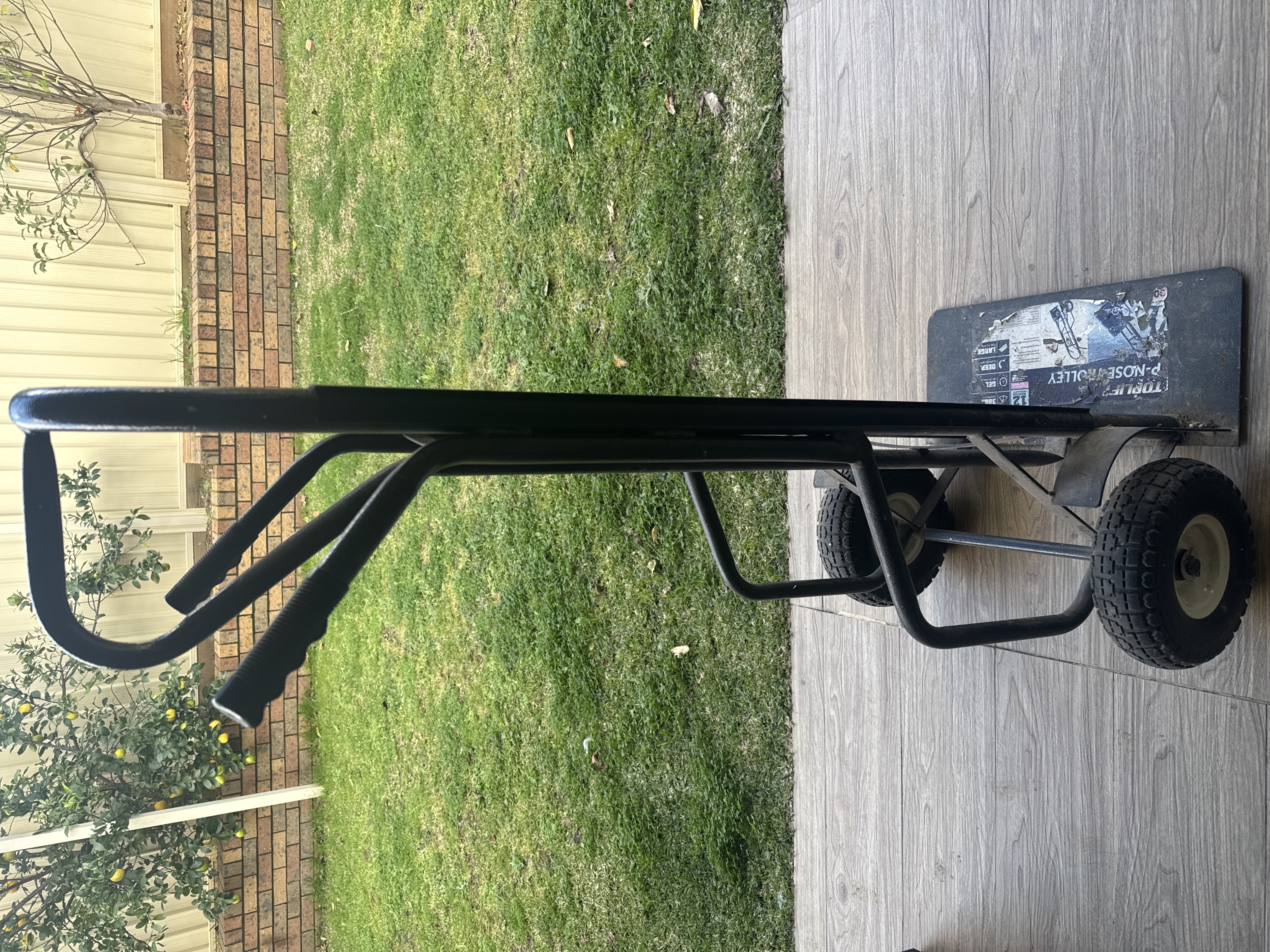 Toplift P-Nose Hand Trolley – 300kg, 10" Gel Wheels