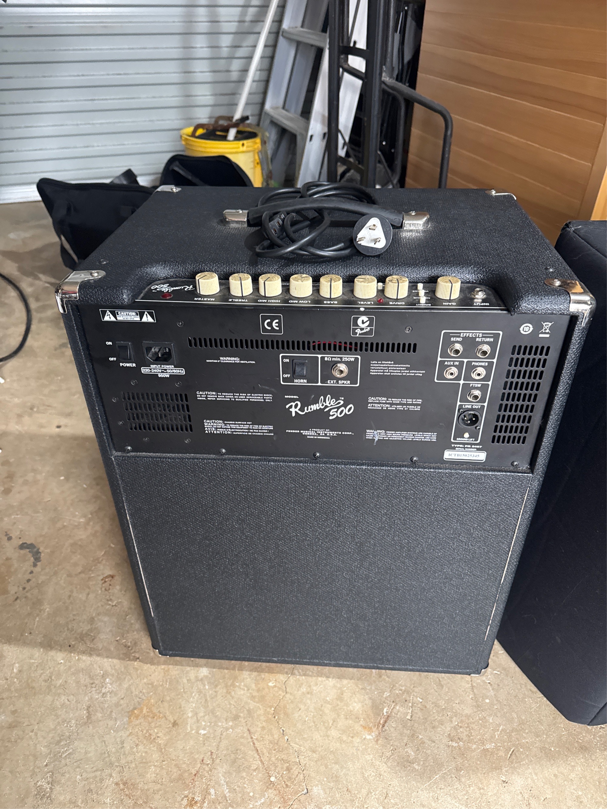 Fender Rumble 500 bass combo amp, 500W 2x10" — photo 5 of 5